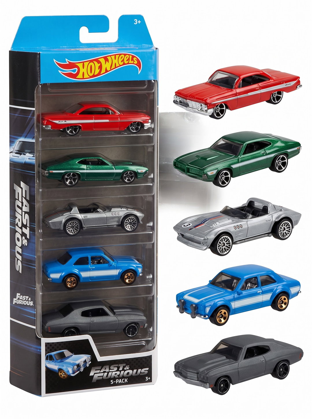 Hot Wheels Fast & Furious 2019 Pack of 5