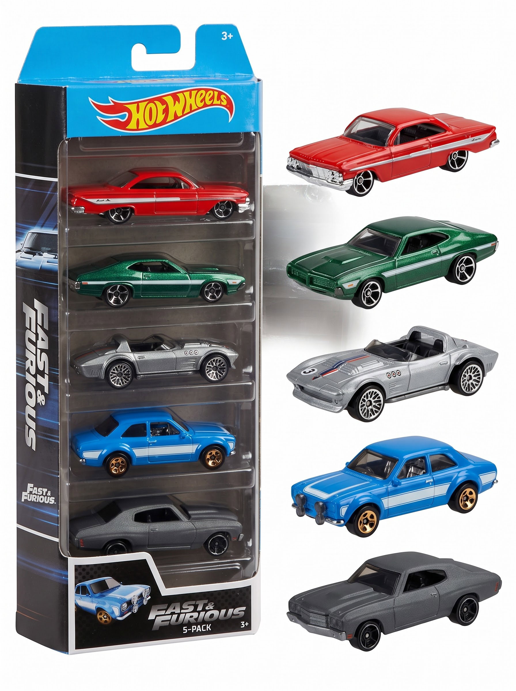 Hot Wheels Fast & Furious 2019 Pack of 5_0