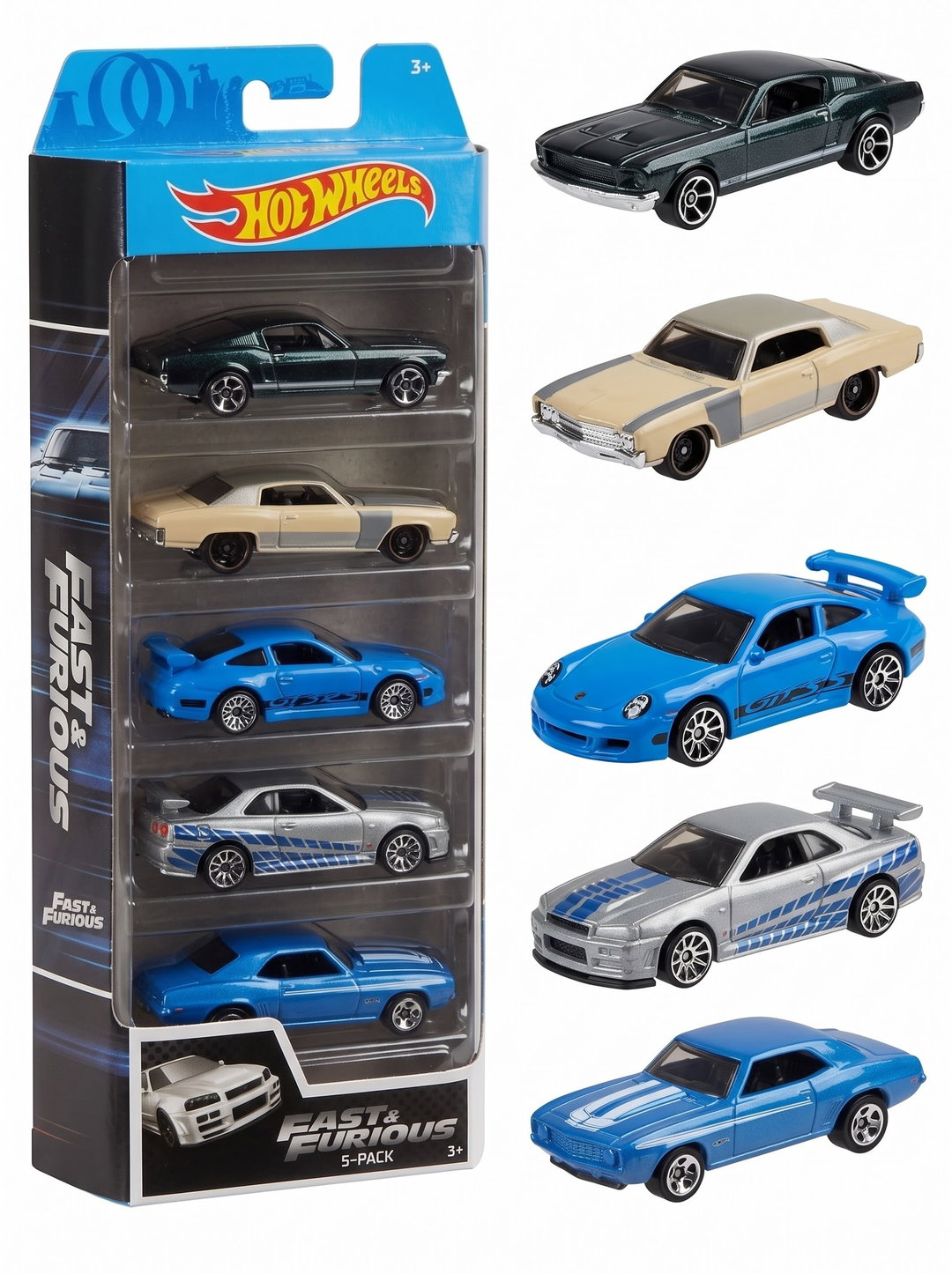 Hot Wheels Fast & Furious 2020 Pack of 5