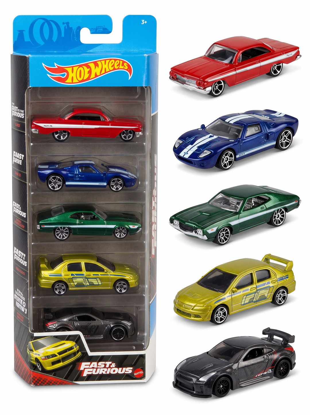 Hot Wheels Fast & Furious 2021 Pack of 5