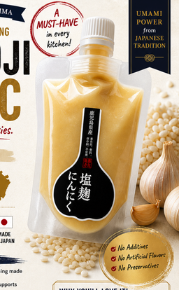 Koji Salted Garlic Seasoning | 麹塩にんにく (500g)