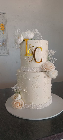 2tier wedding Cake 0001