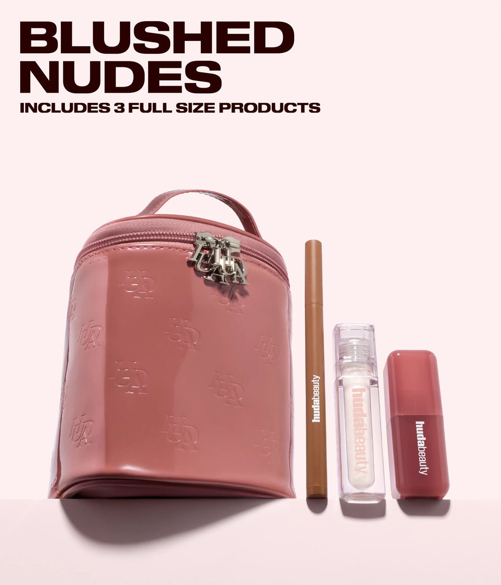 Huda Beauty - Lip & Cheek Kit Blushed Nudes Set_1