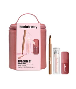 Huda Beauty - Lip & Cheek Kit Blushed Nudes Set