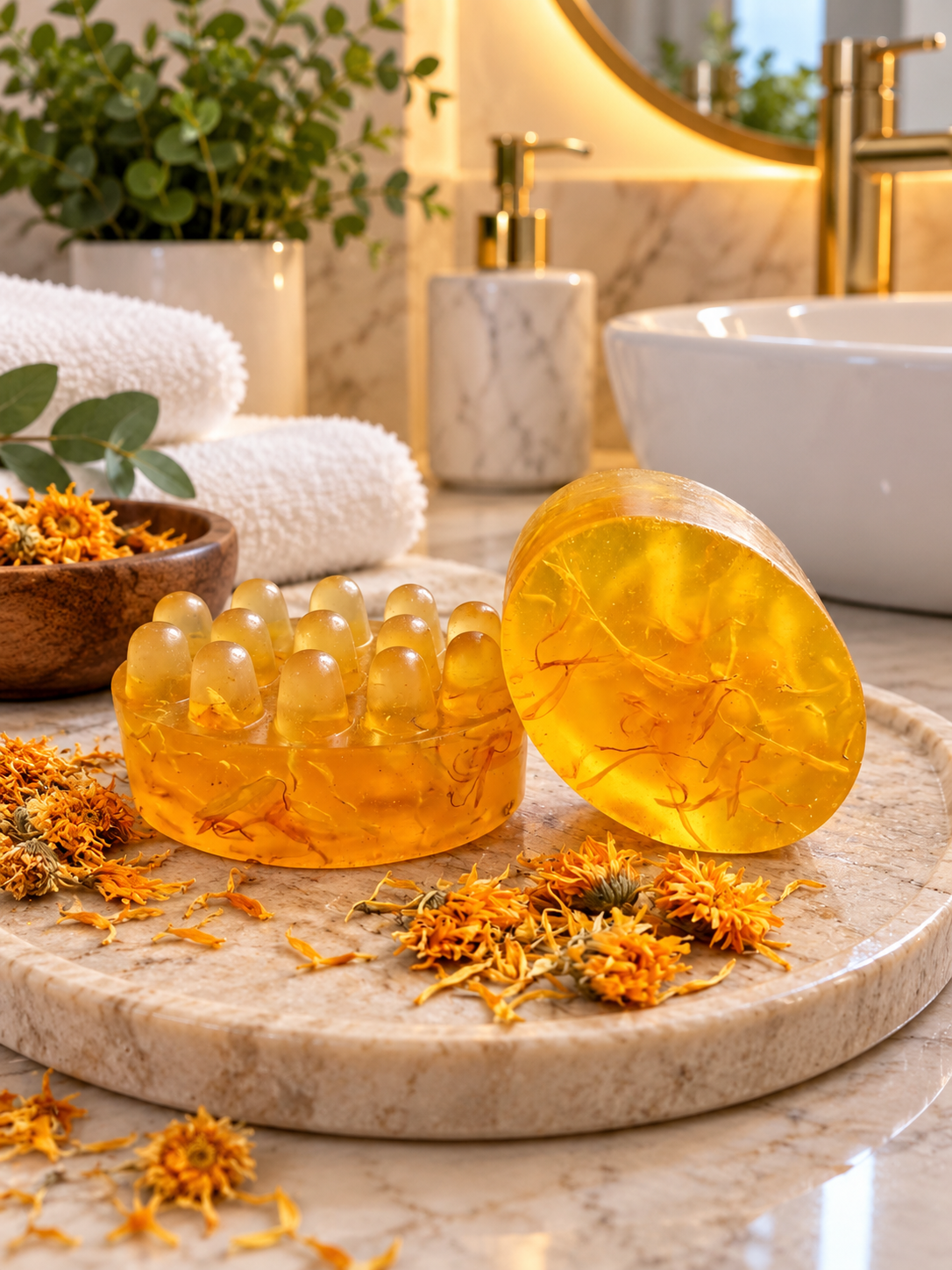 Jabón de Calendula Especial para piel sensible y delicada