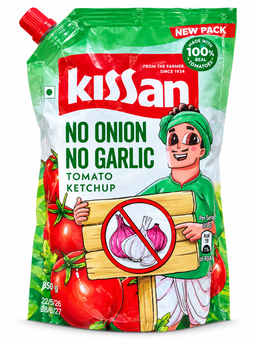 KISSAN NO ONION NO GARLIC SAUCE 850 G