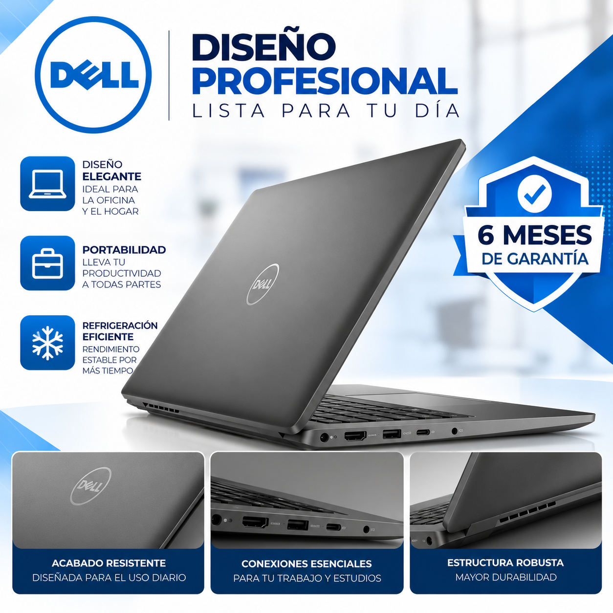 Laptop Dell 3440 Empresarial | Core i5 13ª Gen, 8GB RAM, 256GB SSD_1