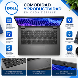 Laptop Dell 3440 Empresarial | Core i5 13ª Gen, 8GB RAM, 256GB SSD