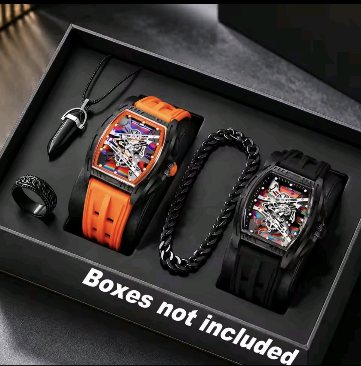 Set of 5 pieces watch set gift for men_0