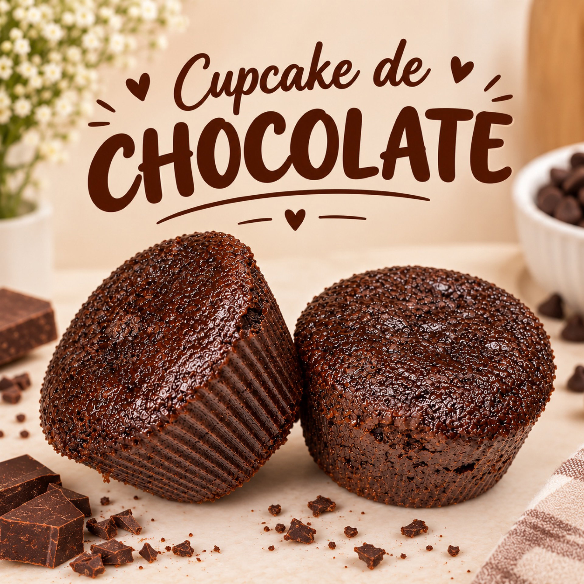 Cupcake de Chocolate