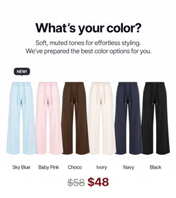 Dowesee FLOW PANTS - Oct 25 to Oct 27 preorder (delivery end Nov)