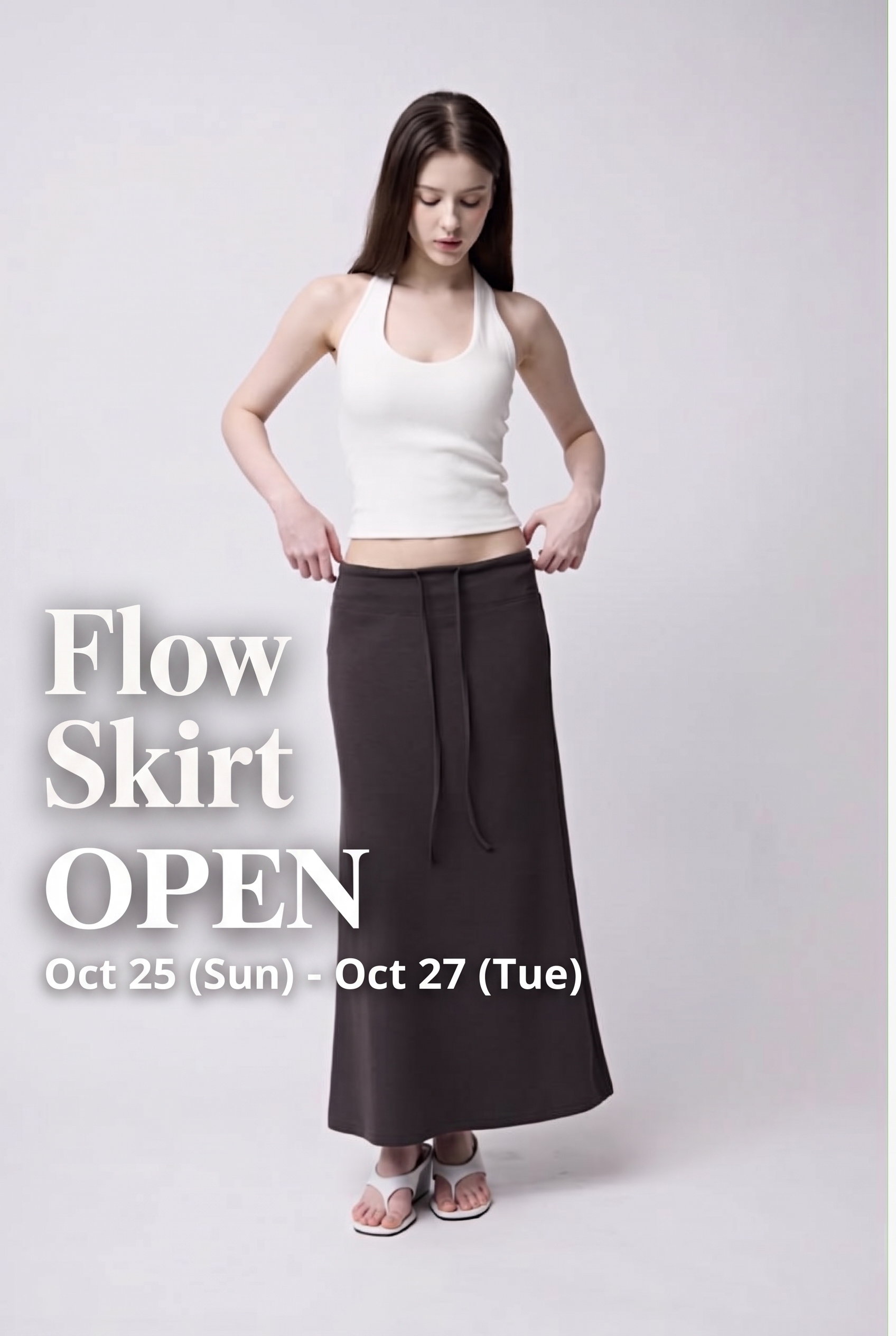 Dowesee FLOW SKIRT - Oct 25 to Oct 27 preorder (delivery end Nov)