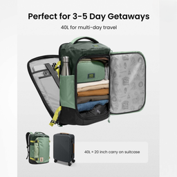 [PRE-ORDER] TOMTOC Navigator-T66 Liteway Travel Backpack 40L