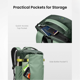 [PRE-ORDER] TOMTOC Navigator-T66 Liteway Travel Backpack 40L