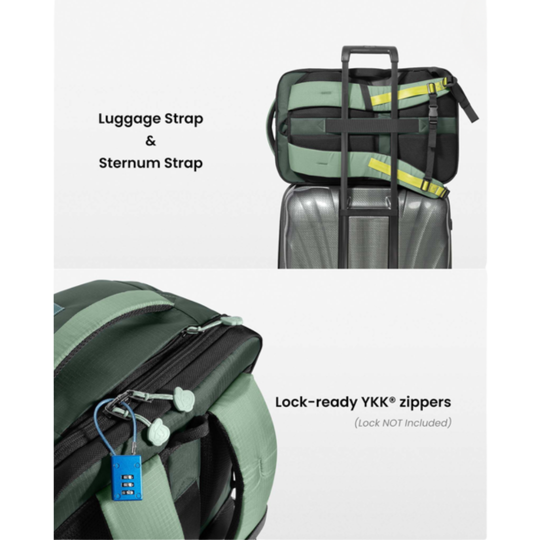 [PRE-ORDER] TOMTOC Navigator-T66 Liteway Travel Backpack 40L_5