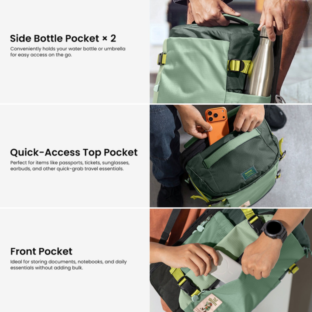 [PRE-ORDER] TOMTOC Navigator-T66 Liteway Travel Backpack 40L_11