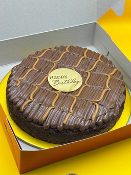 7Inch Happy Birthday Brownies