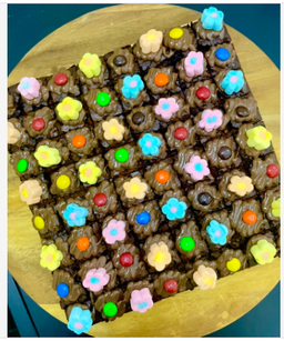 10inch Sq Nutella Marshmallow Brownie