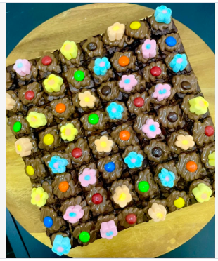 10inch Sq Nutella Marshmallow Brownie