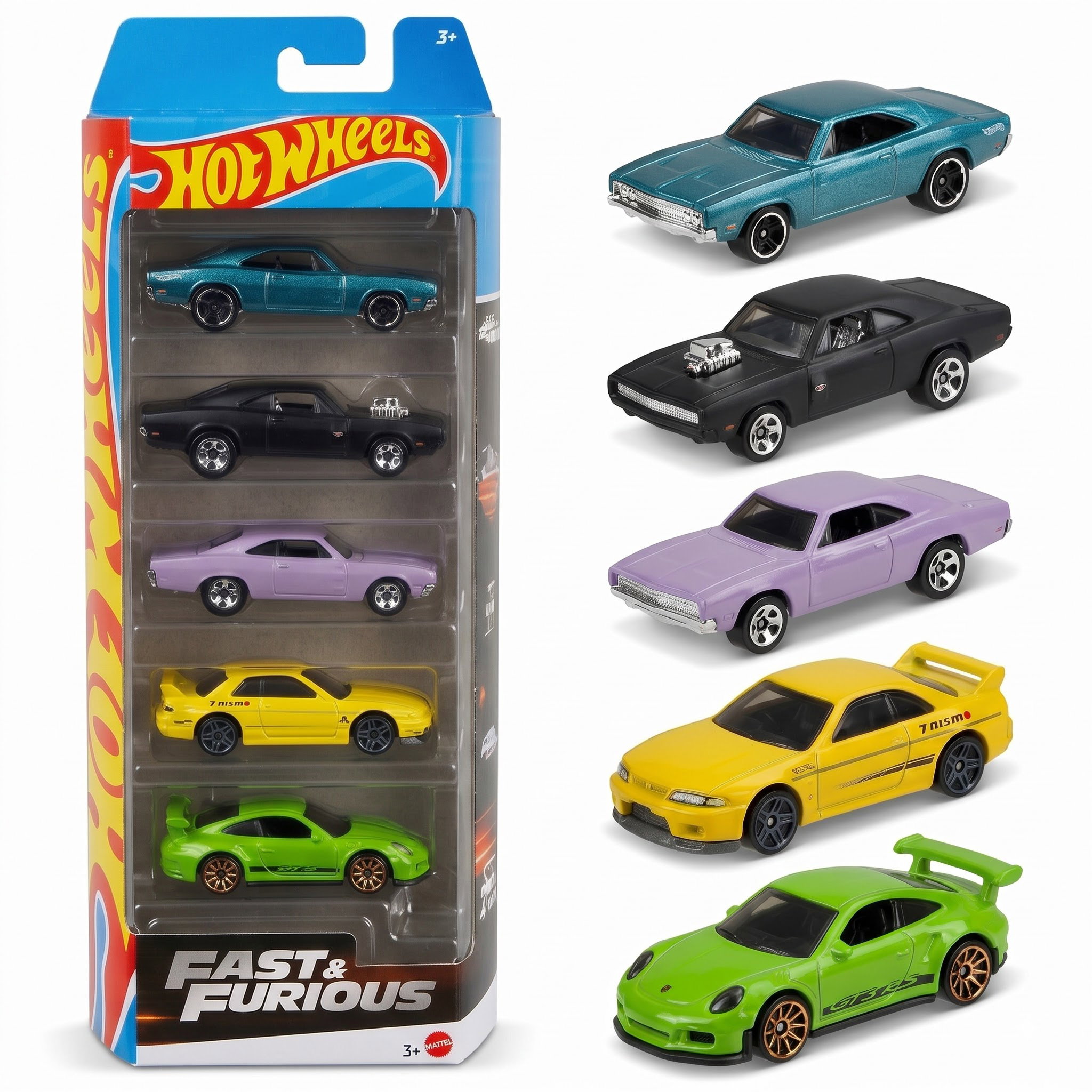 Hot Wheels Fast & Furious 2025 Pack of 5