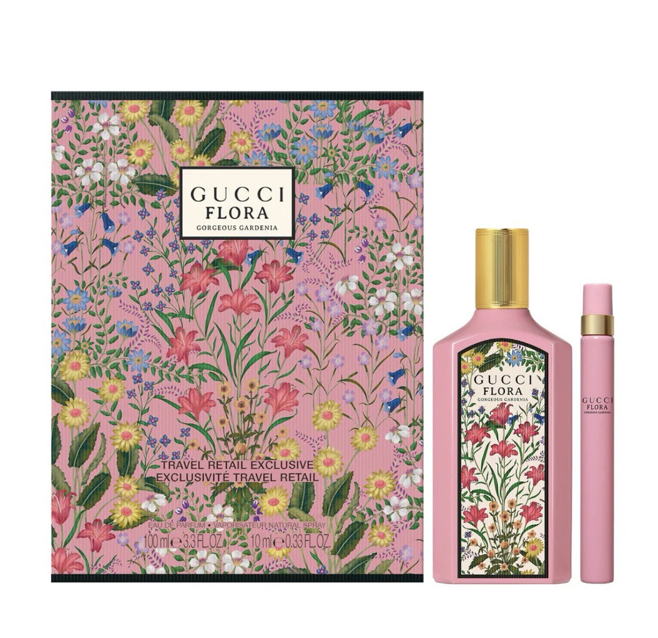 Gucci Flora Gorgeous Gardenia Eau de Parfum Gift Set | 100 ml + 10 ml