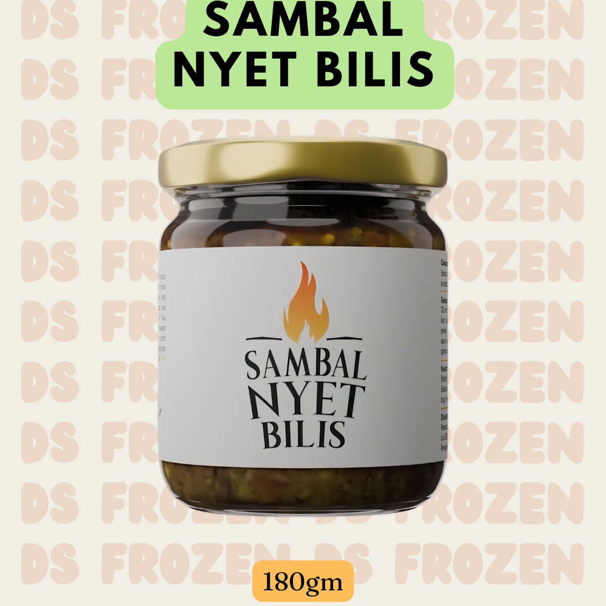 sambal nyet bilis 180gm