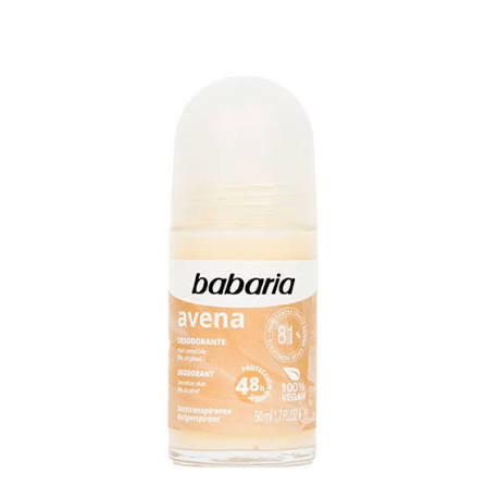 Babaria Avena Roll-On Deodorant for Sensitive Skin | 50 ml