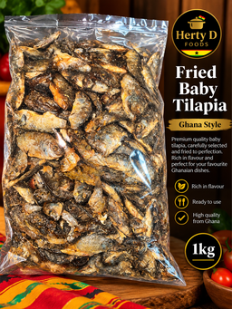Fried Baby Tilapia – 1kg 🇬🇭