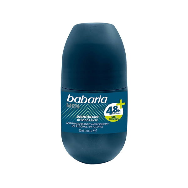 BABARIA Men Deodorant - 0% Alcohol & Aluminum-Free - 50ml