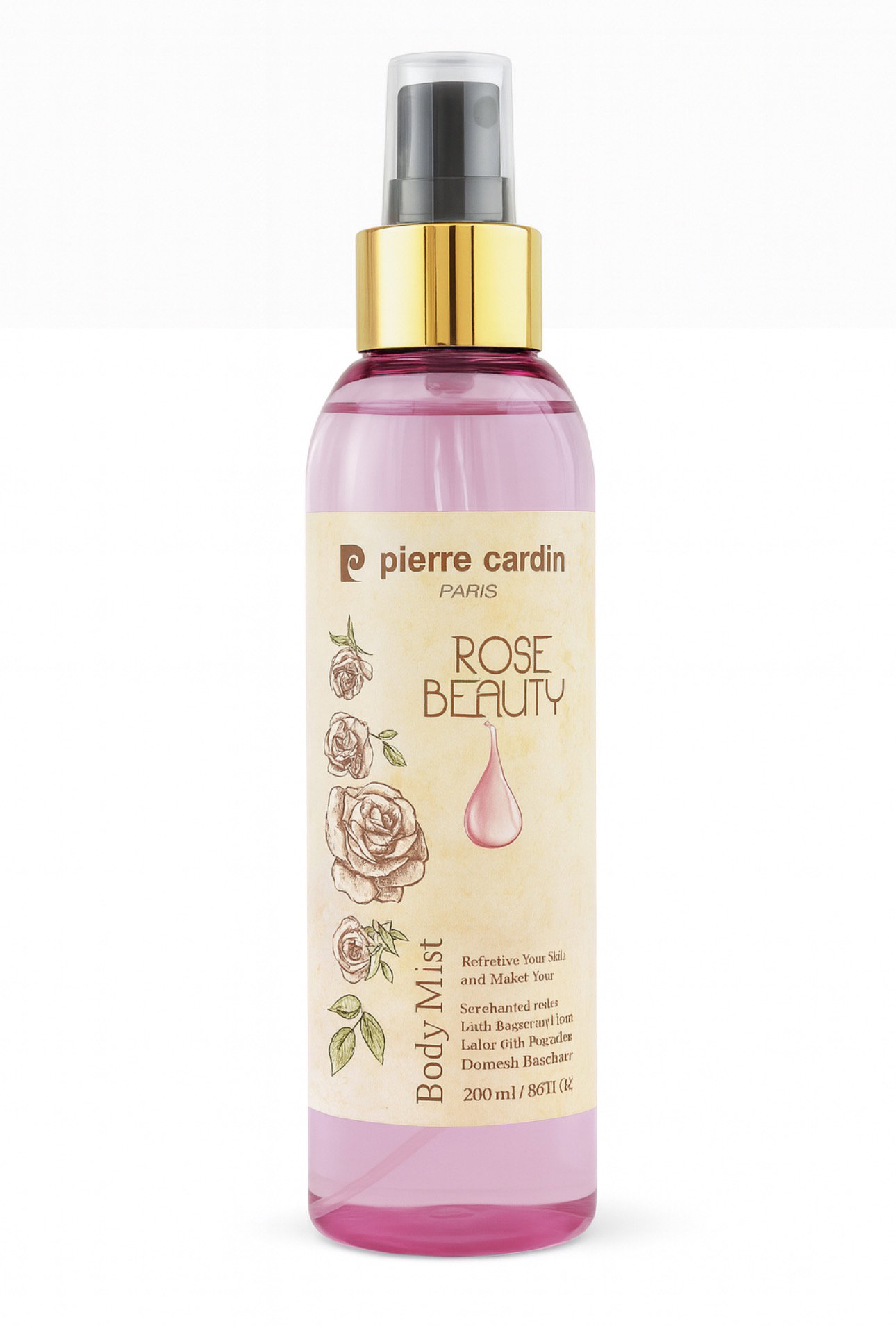 Pierre Cardin Rose Beauty Body Mist - 200ml