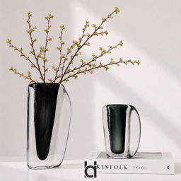 Noir Glass Vase