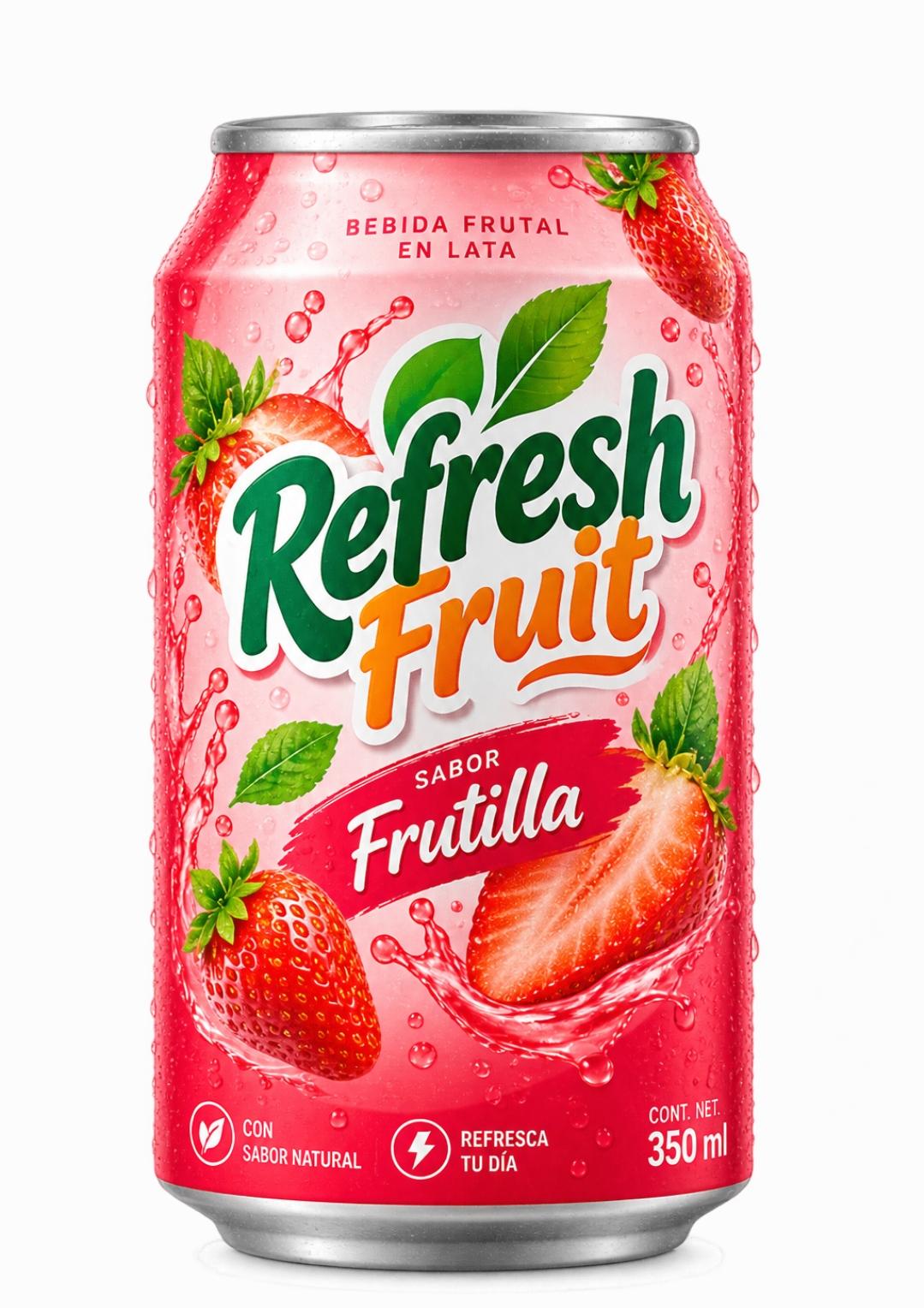 Refresh Fruit Frutilla – 350 ml.