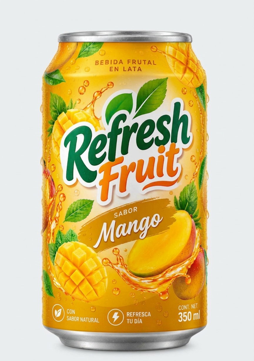 Refresh Fruit Mango – 350 ml.