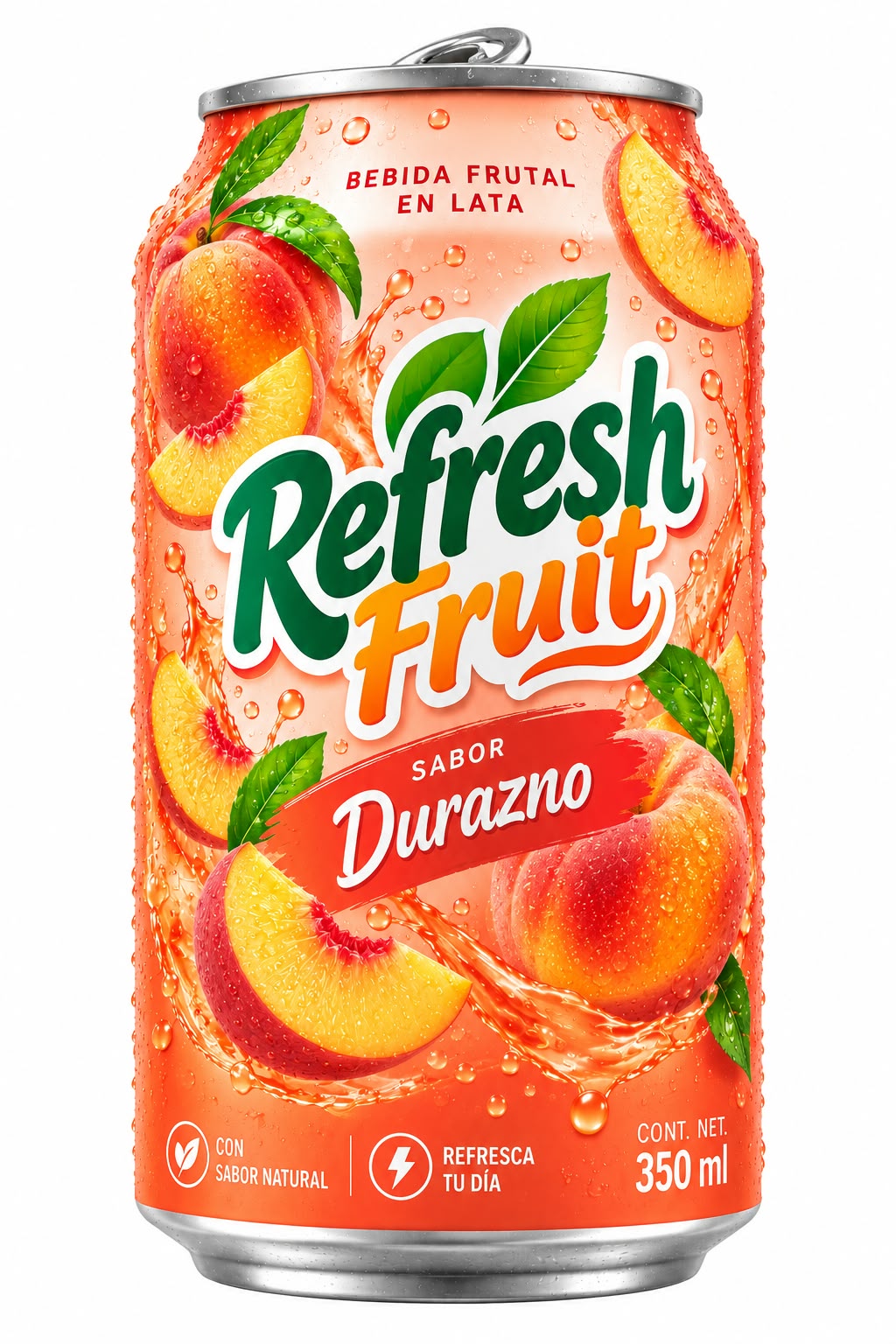 Refresh Fruit Durazno – 350 ml.