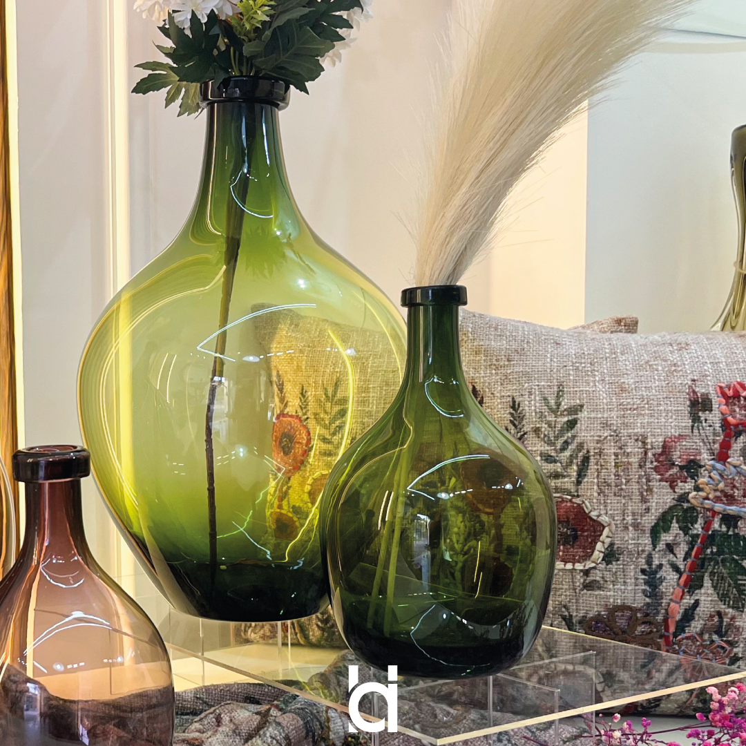 Éclat Glass | Deep Olive Green