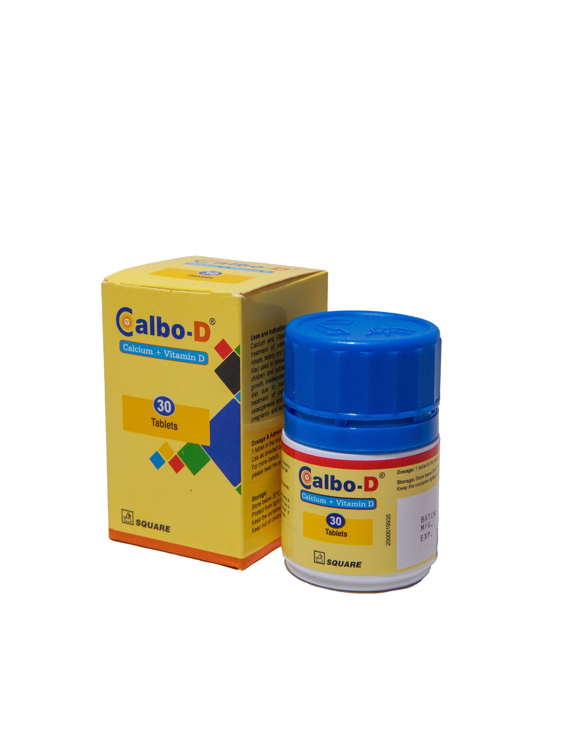 Calbo-D (Calcium + Vitamin D3)