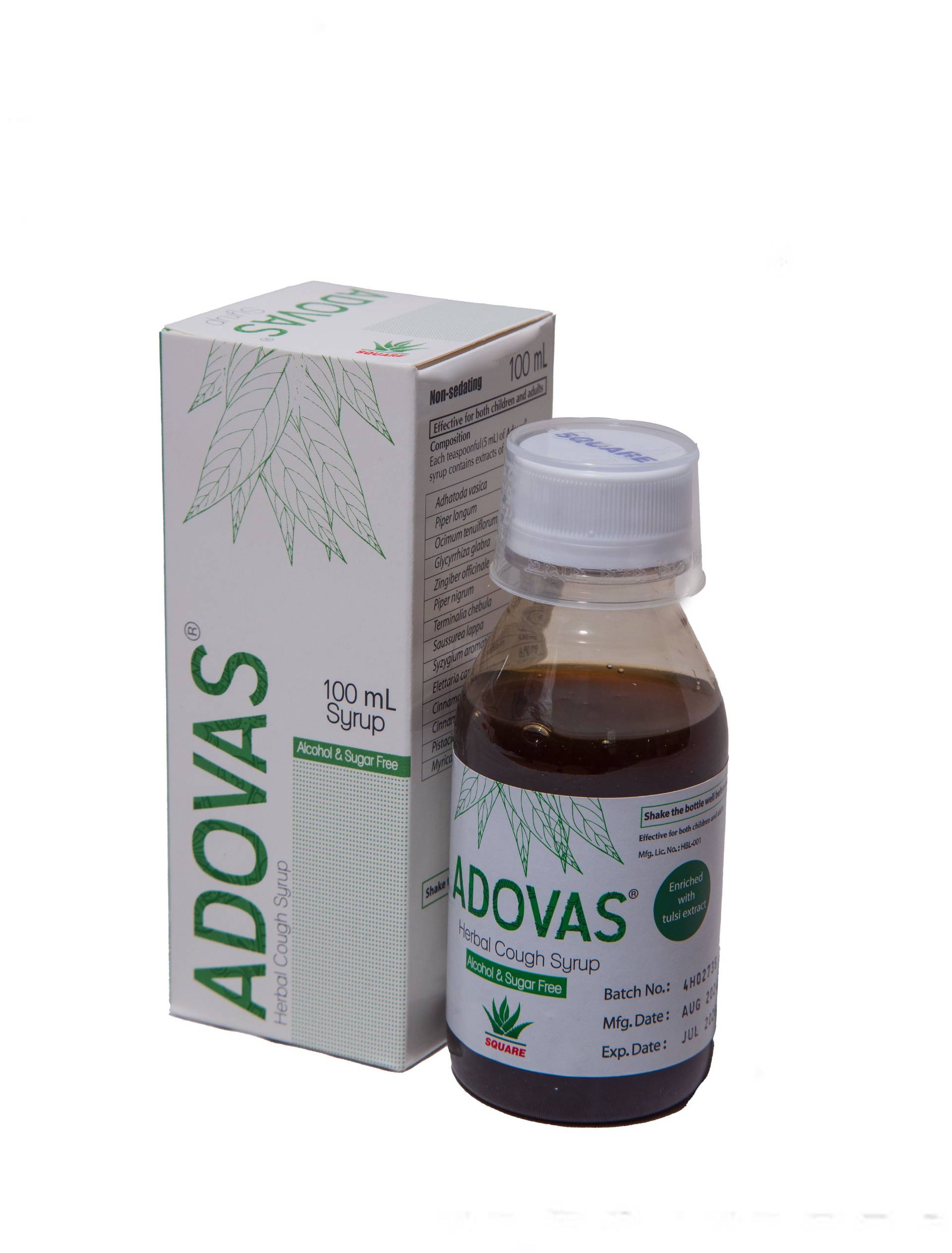 Adovas Syrup (Herbal Cough Remedy)