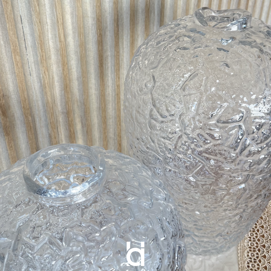 Glacia Glass Vase | Clear_1