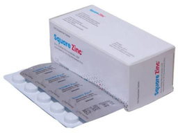 Square Zinc 20 (Zinc Tablets)
