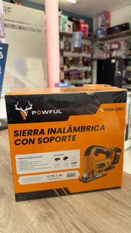SIERRA INALÁMBRICA CON SOPORTE