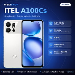 itel A100Cs – 128 Go / 12 Go RAM (4+8)