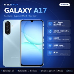 Samsung Galaxy A17 – Bleu clair