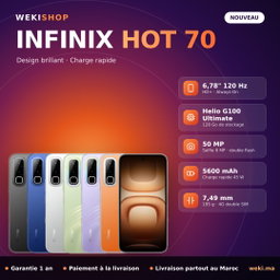 Infinix HOT 70 – 128 Go