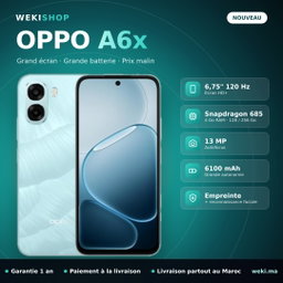 OPPO A6x 4 Go RAM - 128 Go / 256 Go