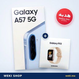 Samsung Galaxy A57 5G – 256 Go / 8 Go RAM – Awesome Gray