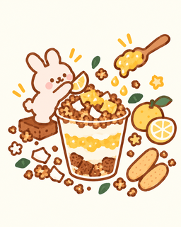 Yuzu Coconut Parfait