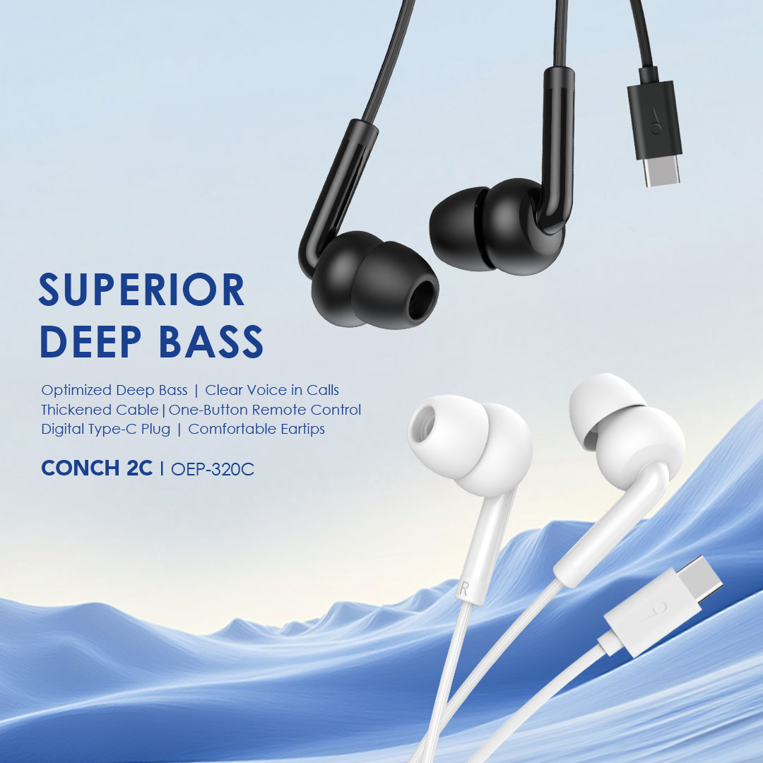 Écouteurs filaires oraimo CONCH 2C Type-C (OEP-320C)_3
