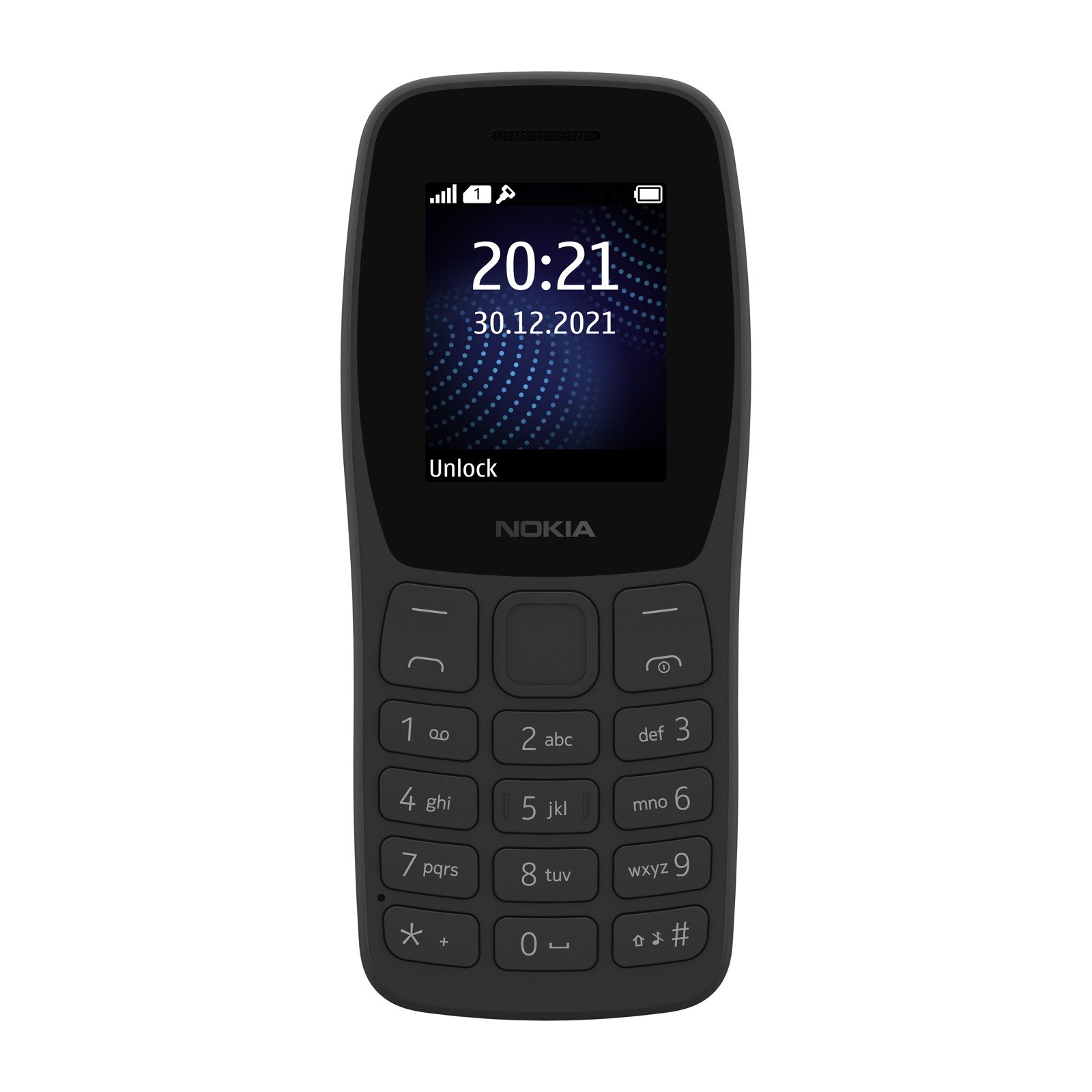 Nokia 105 Classic – Double SIM – Noir (Charcoal) – Original_1