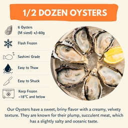 1/2 Dozen Oysters