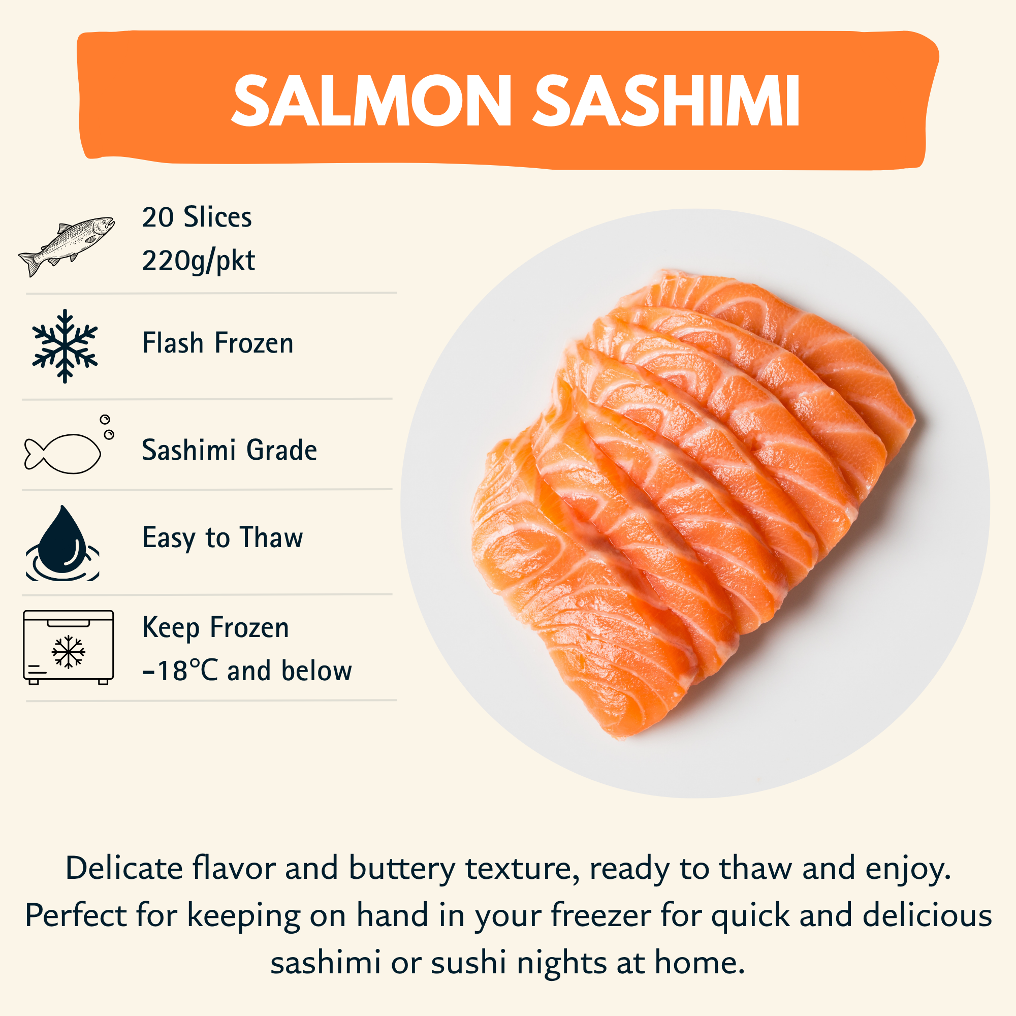 Salmon Sashimi